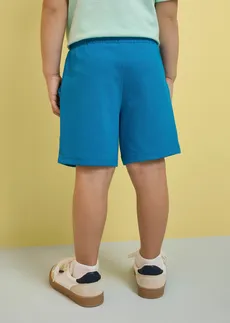 Lot de 2 shorts en jersey 100% coton • gris clair chiné+turquoise atlantique • Boutique bonprix