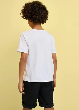 Tricou Deutschland 100% din bumbac organic • alb cu imprimeu • magazin bonprix