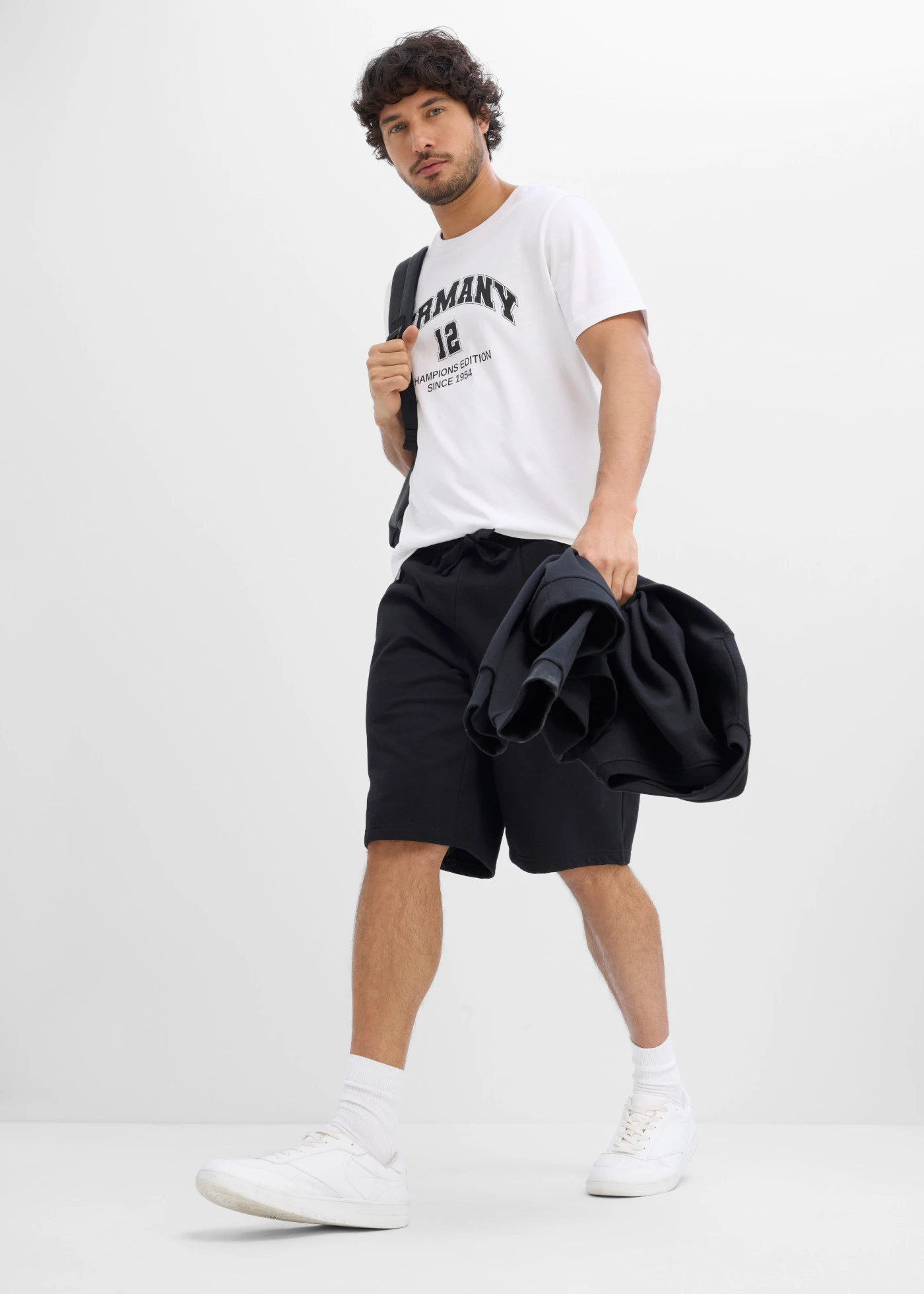 Tricou Deutschland din bumbac 100% • alb cu imprimeu • magazin bonprix