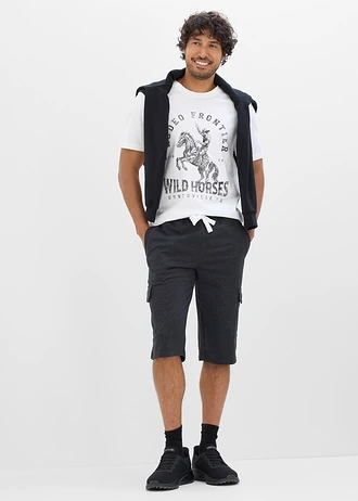 T-shirt z czystej bawełny organicznej, kolor: biały