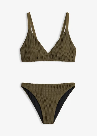 Bikini brassière en crochet (ens. 2 pces)