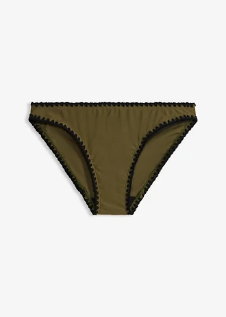 Bas de maillot orné d’une broderie