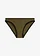 Bikinibroekje met borduursel, Kleur: donkerolijfgroen