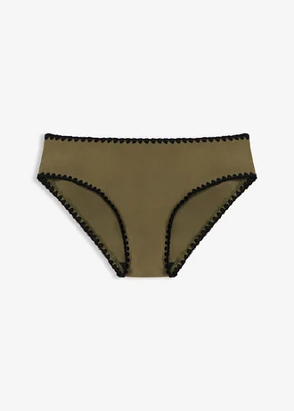 Bas de maillot, détail crochet