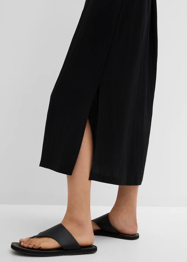 Jupe longue en viscose mélangée • noir • product-page.page-title-suffix