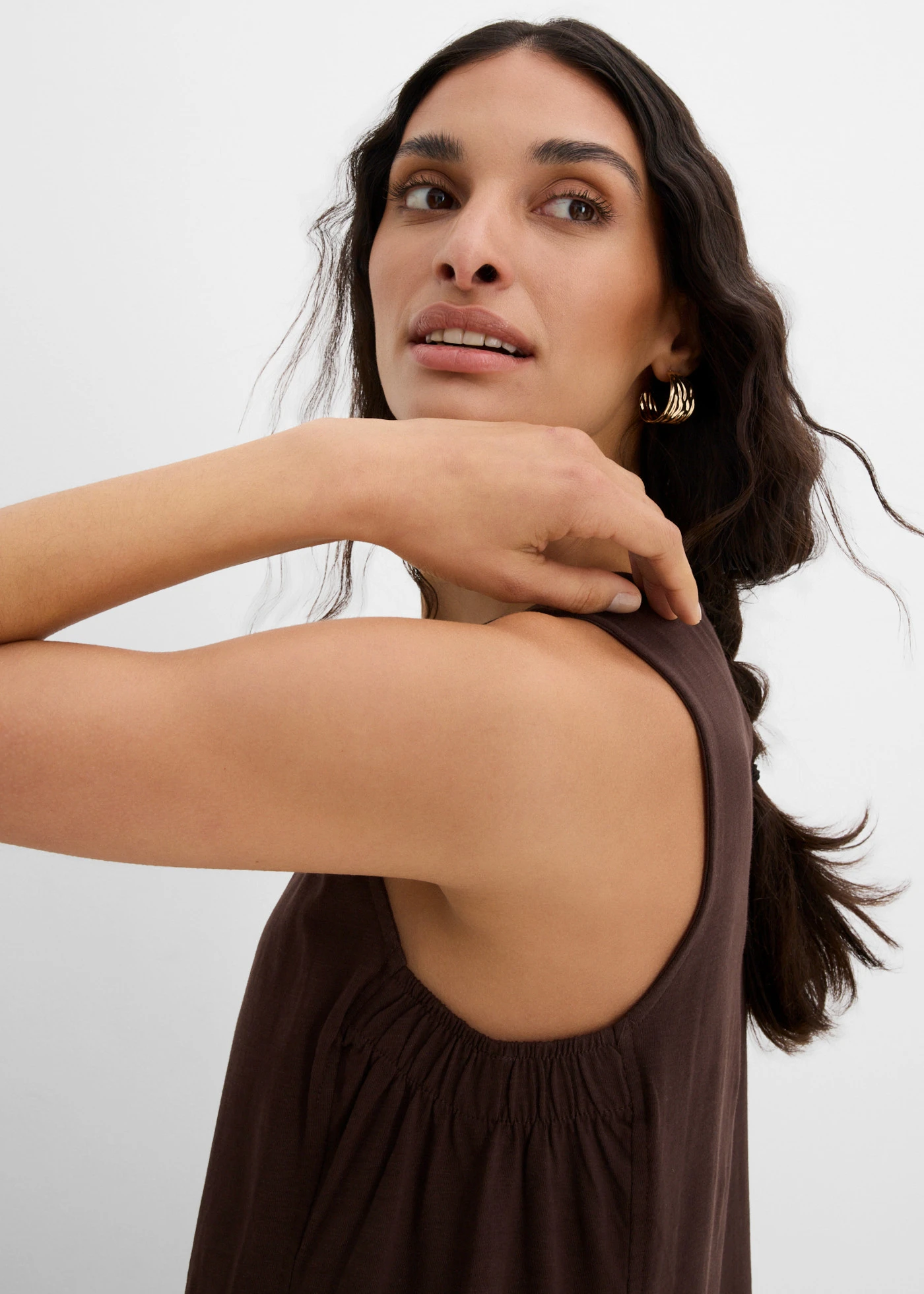 Robe en jersey 100% coton • marron foncé • product-page.page-title-suffix
