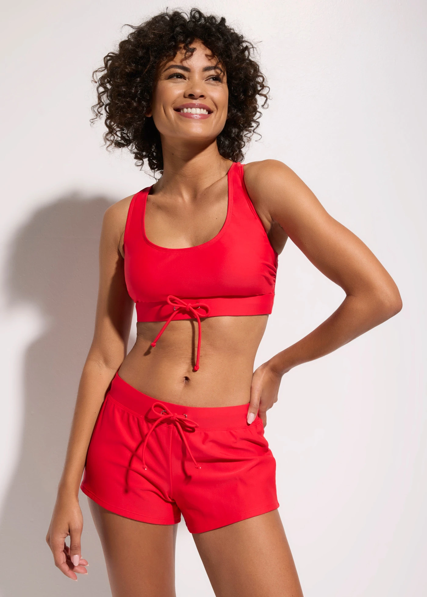 Bikini brassière et shorty (ens. 2 pces) • rouge • Boutique bonprix