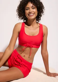Bikini brassière et shorty (ens. 2 pces) • rouge • Boutique bonprix