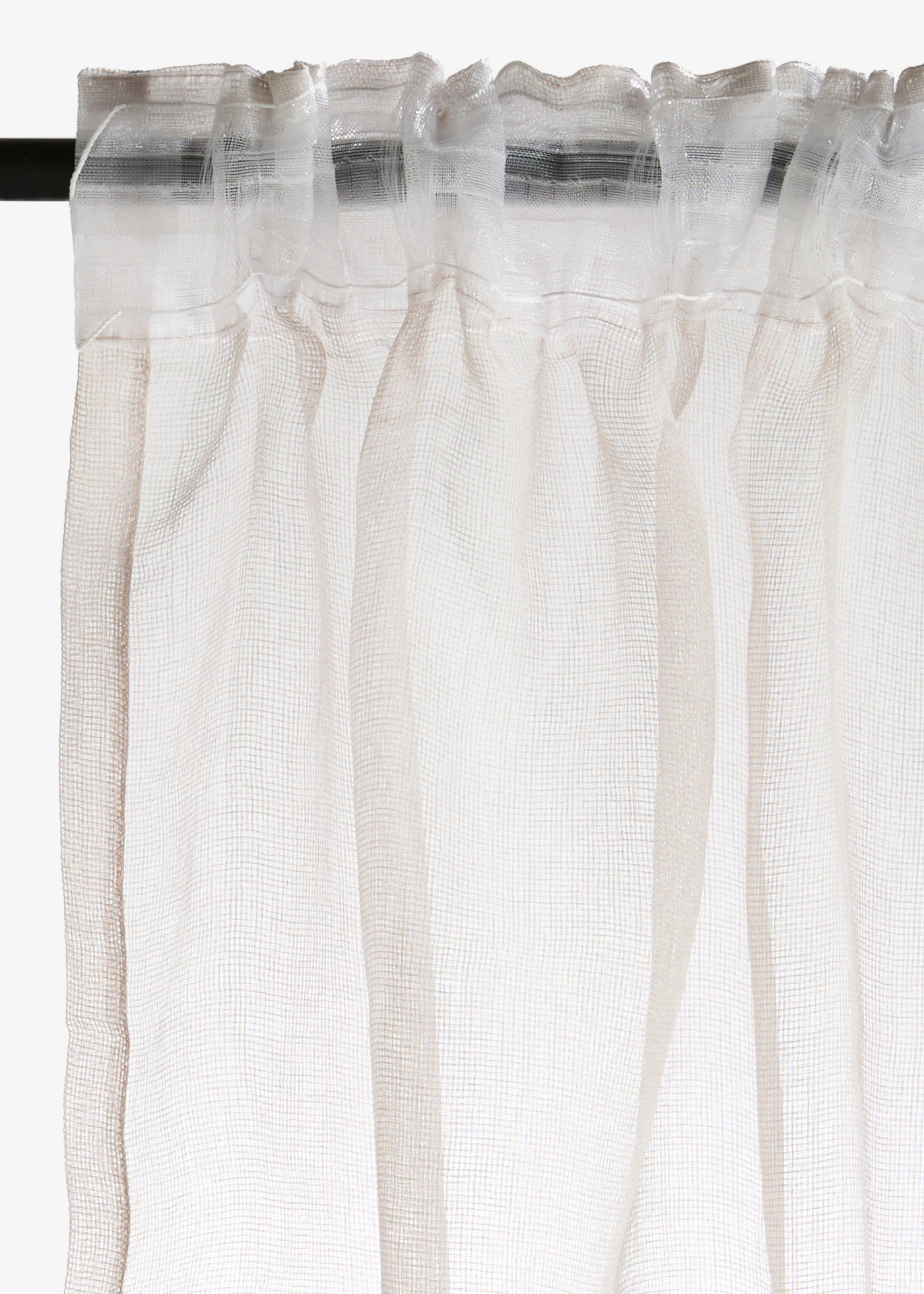 Gordijn met fijne structuur (1 stuk) • crème • bonprix online shop