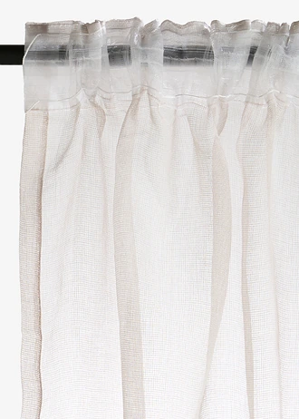Függöny finom struktúrával (1 db), szín: krém