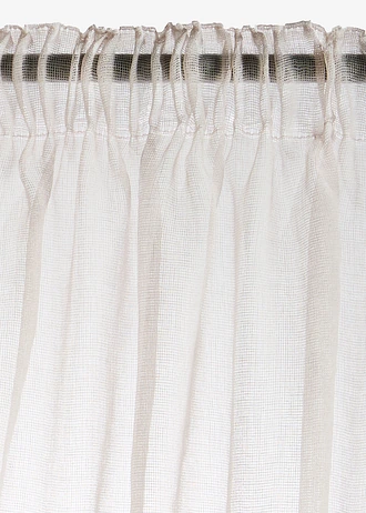 Záclona s jemnou strukturou (1 ks v balení), barva: krémová
