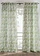Voilage (1 pce), Couleur: vert mousse-crème-bleu mat