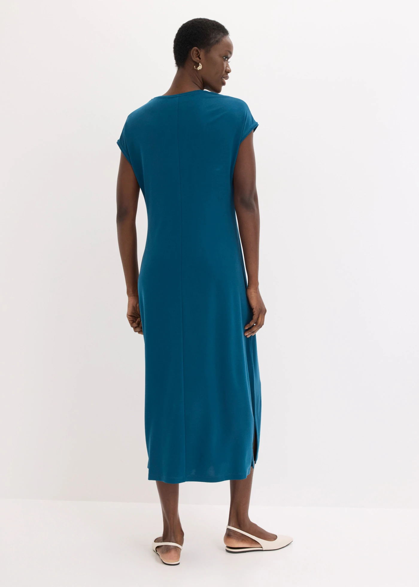 Tuniekjurk met borduursel • blauwpetrol • product-page.page-title-suffix