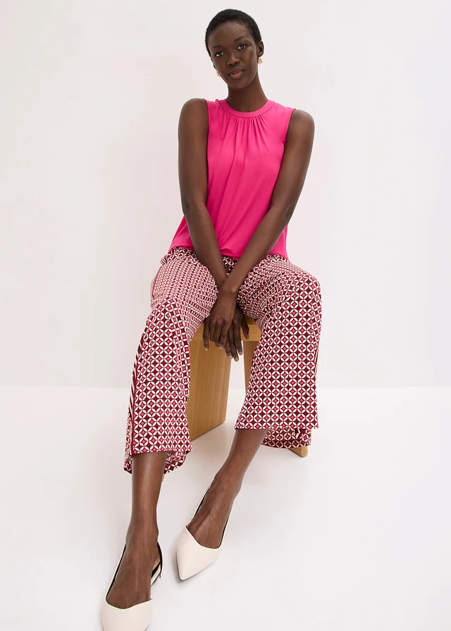 Blouse sans manches en jersey • fuchsia • product-page.page-title-suffix