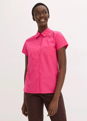 Popeline blouse met korte mouwen • pinklady • bonprix online shop