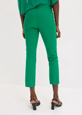 Pantalon extensible 7/8, Couleur: vert aventurine