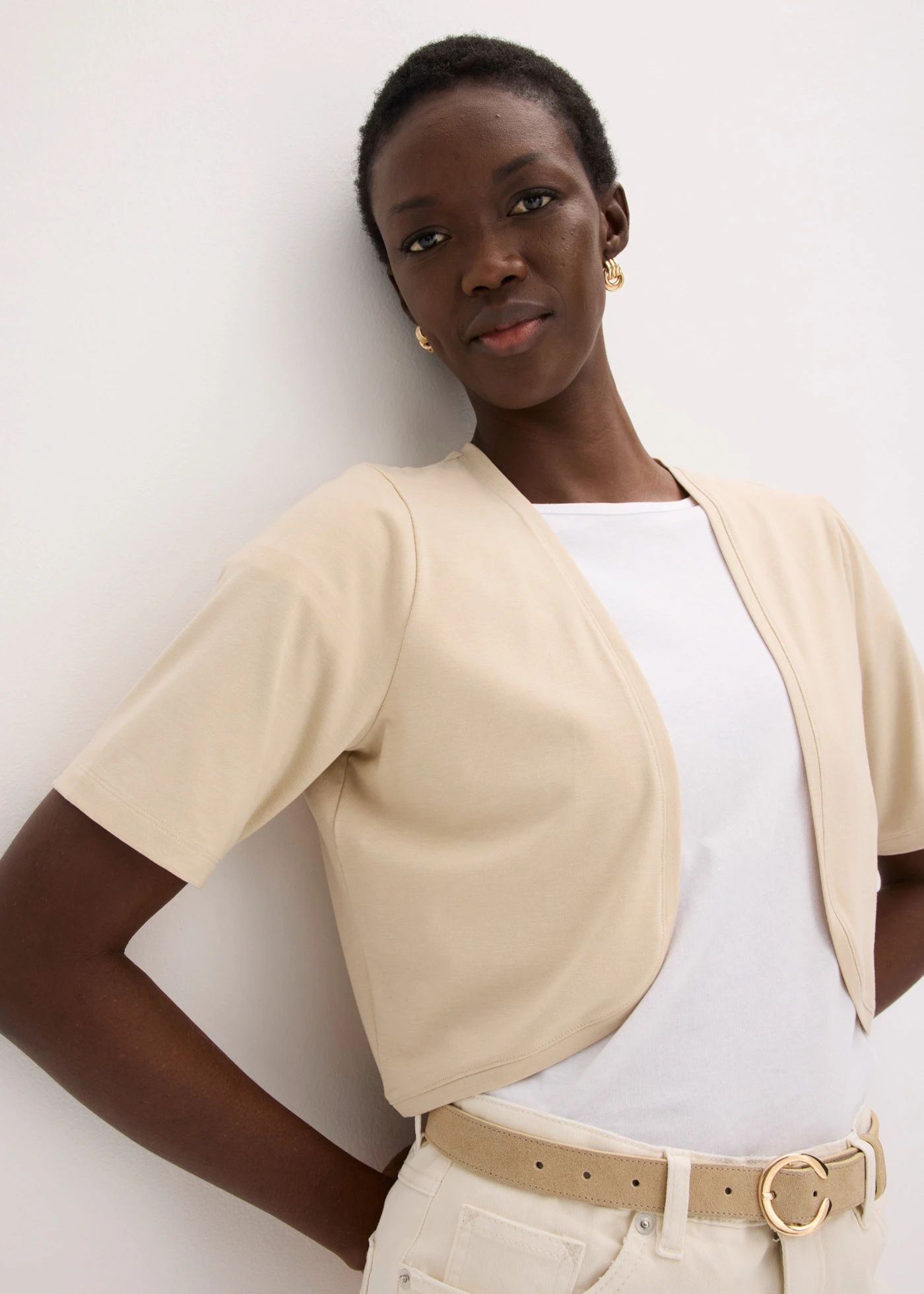 Bolero • bej nisipiu mat • magazin bonprix