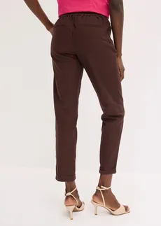 Pantalon en lin mélangé • marron foncé • Boutique bonprix