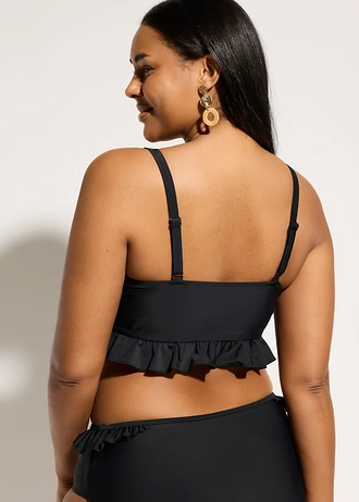 Verhullende bralette bikinitop, sneldrogend • zwart • bonprix online shop