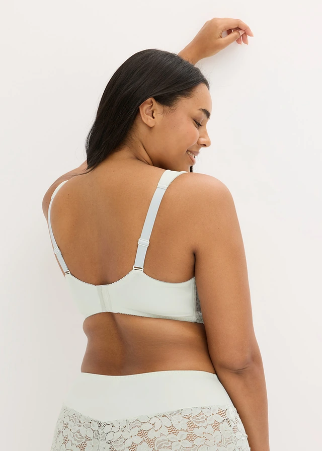 Soutien-gorge à coques et bretelles rembourrées, Couleur: menthol clair