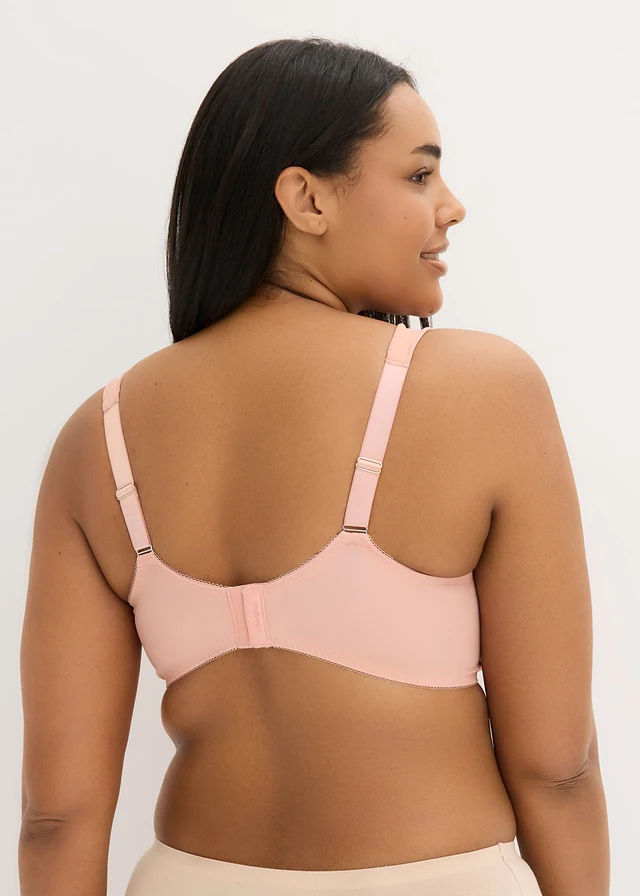 Soutien-gorge minimiseur à bretelles rembourrées, Couleur: vieux rose