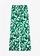 Pantalon large à pinces en viscose fluide, Couleur: vert aventurine-écru floral