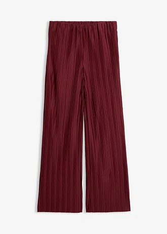 Pantalon en jersey plissé