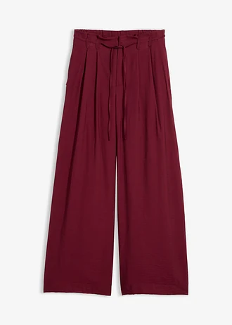 Pantalon fluide à taille élastiquée