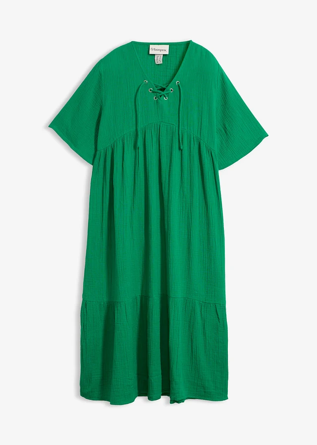 Rochie midi din bumbac 100%