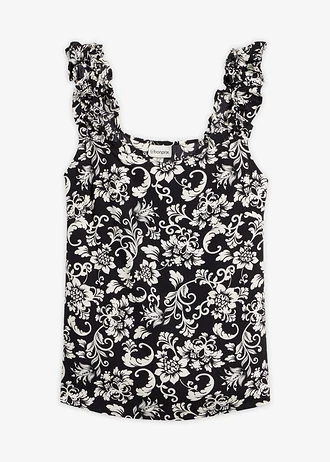 Top-blouse en viscose fluide