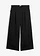 Pantaloni culotte cu viscoză fluidă, culoare: negru