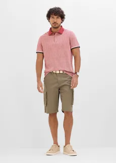 Polo en jersey 100% coton • rouge désert graphique • Boutique bonprix