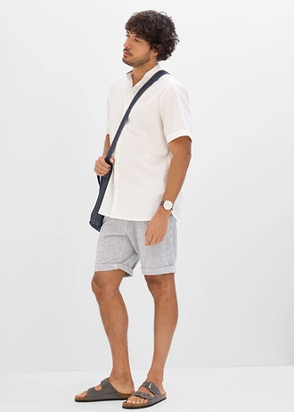 Chemise manches courtes légère, Couleur: blanc