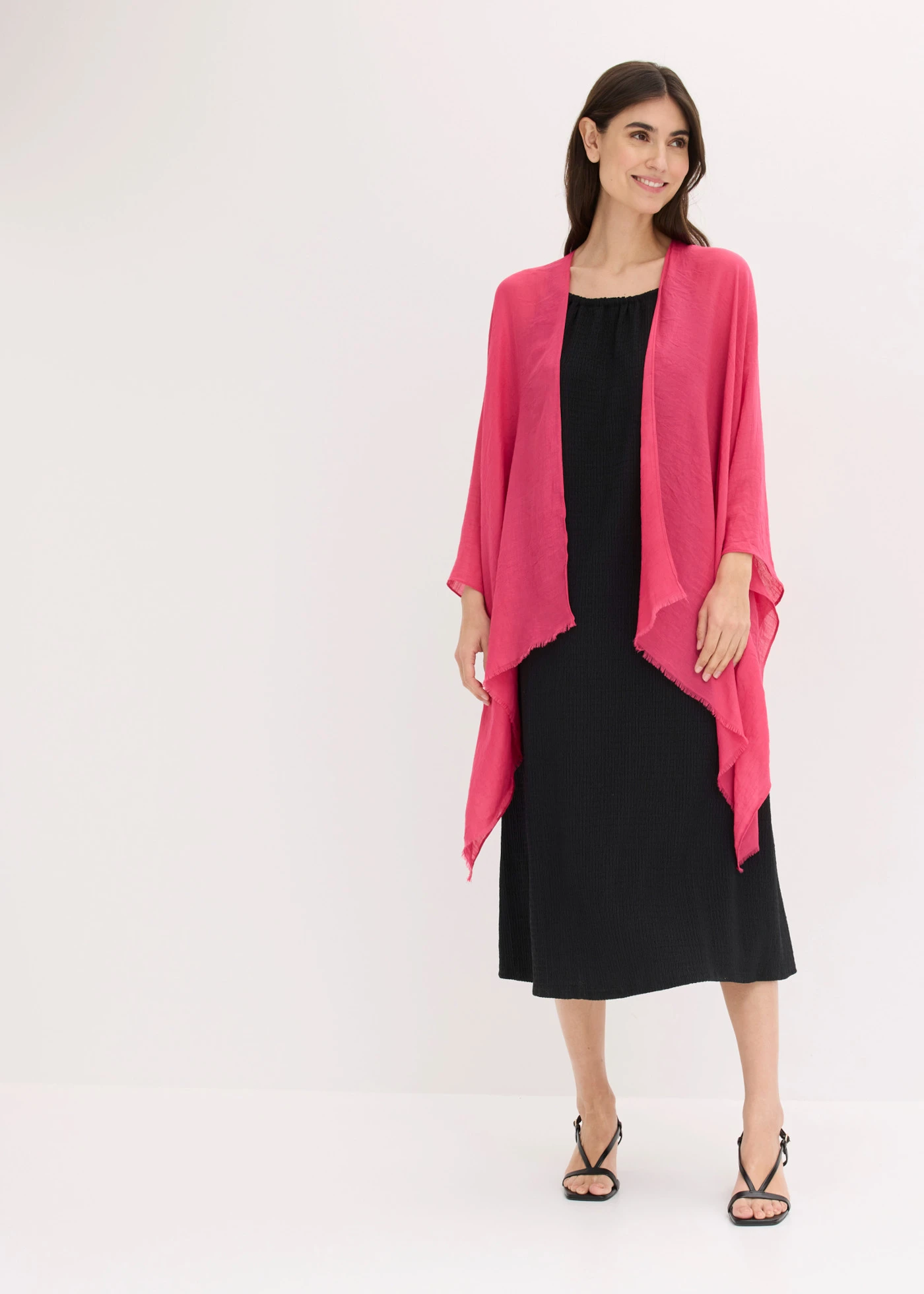 Pončo s nariaseným detailom • pinklady • obchod bonprix