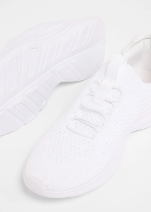 Sneakers à enfiler confortables en matière douce • blanc • product-page.page-title-suffix