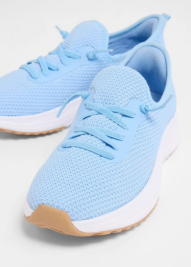 Pantofi sport confortabili din material moale • bleu • magazin bonprix