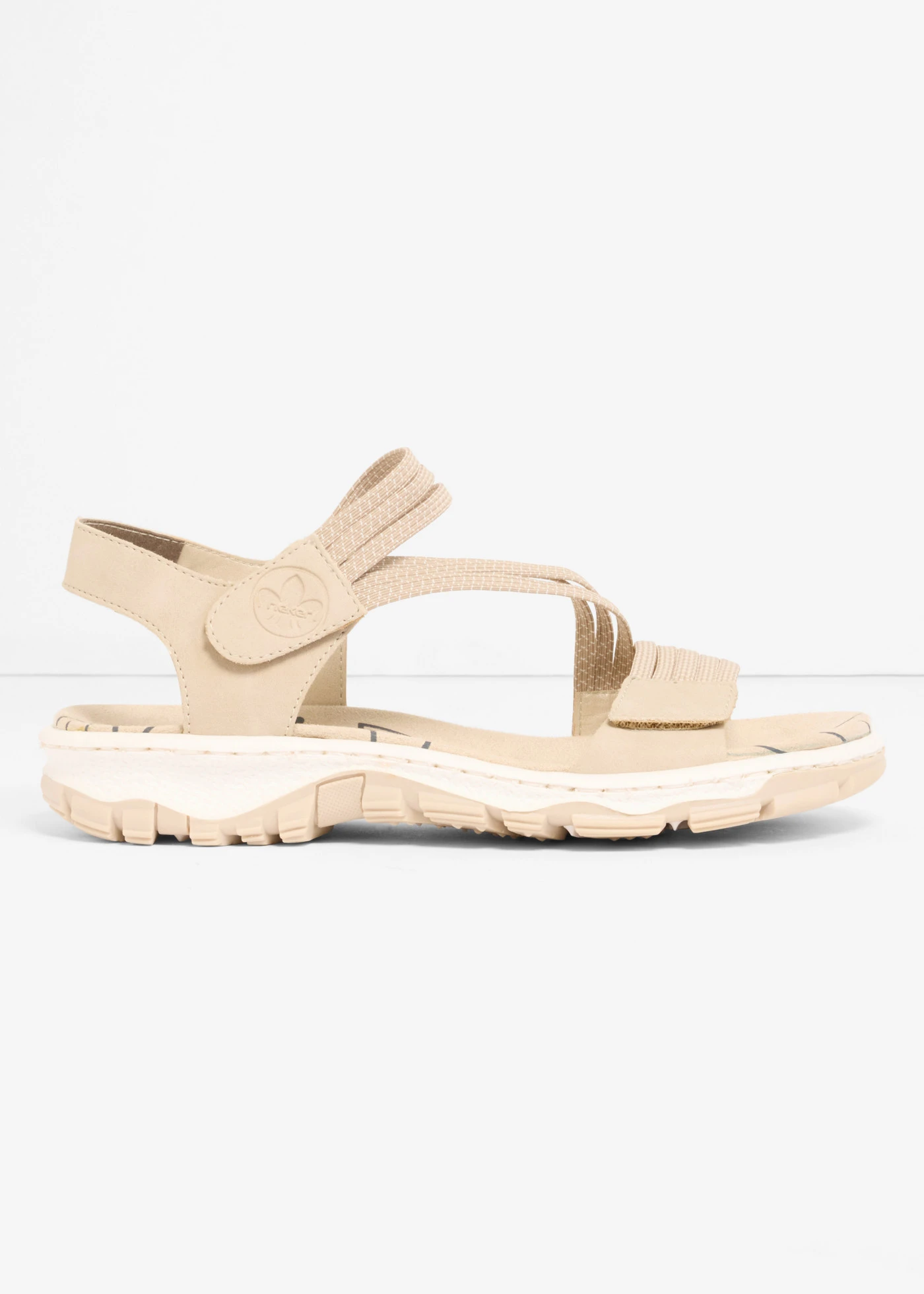 Rieker Komfort-wandelsandalen met elastische bandjes • beige • product-page.page-title-suffix