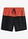 Zwemshort met colorblocking, Kleur: rookgrijs/zwart