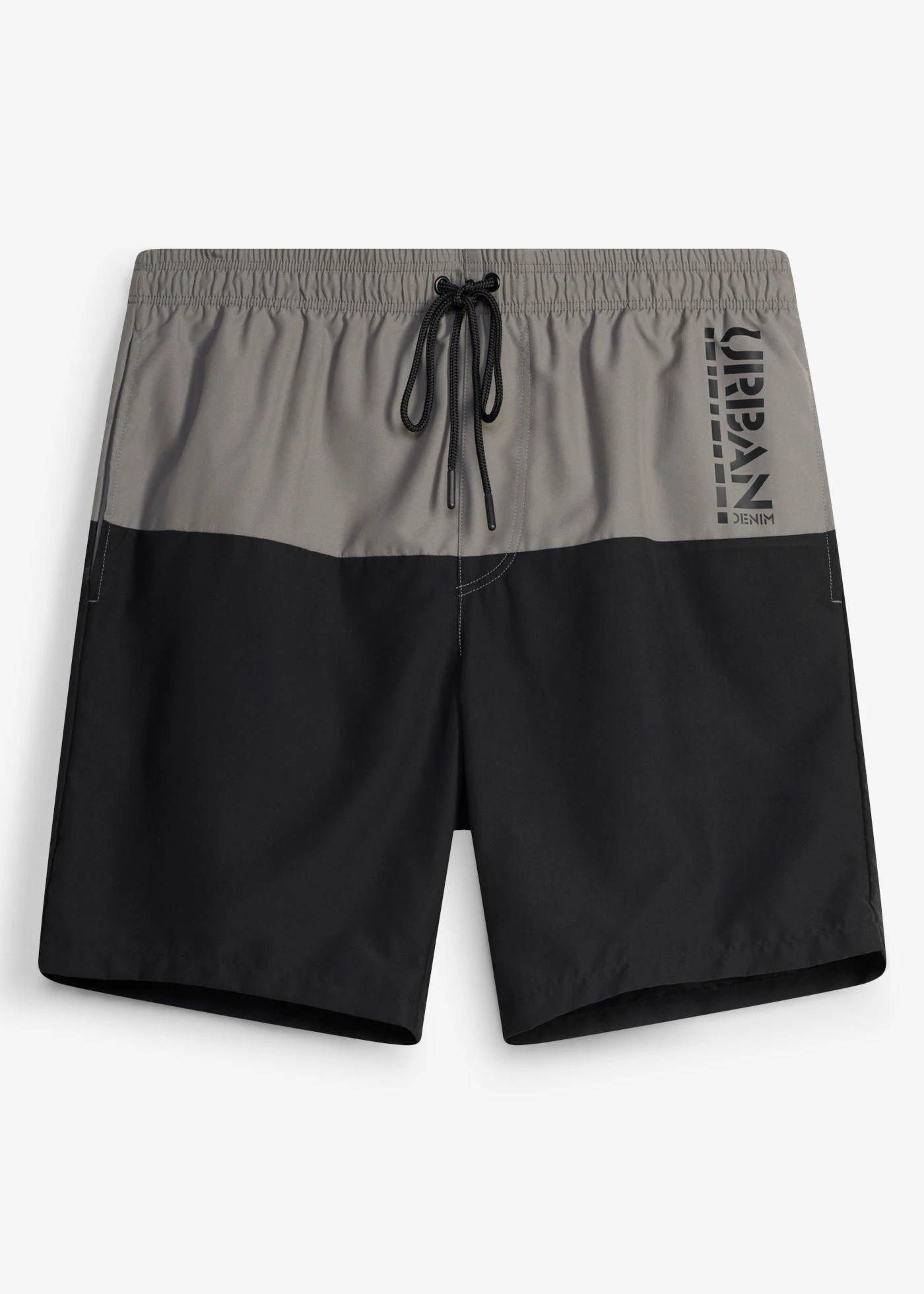 Short de bain motif color-block • fraise + noir • product-page.page-title-suffix