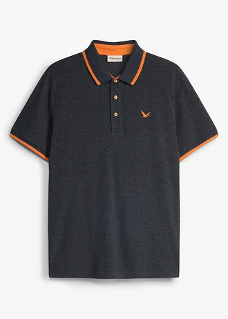 Piqué poloshirt met biologisch katoen