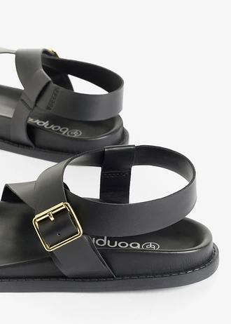 Sandale, culoare: negru