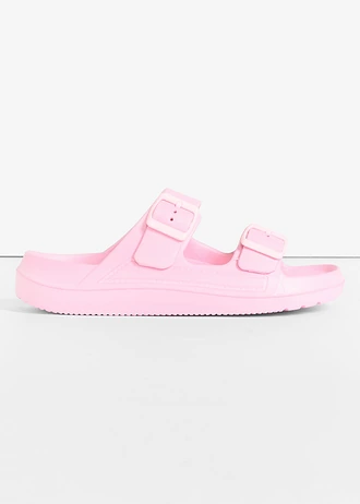 Slippers van waterafstotend materiaal, Kleur: roze