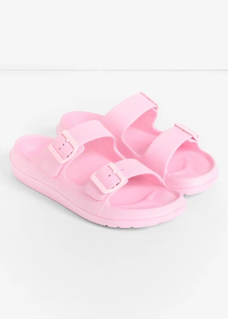 Slippers van waterafstotend materiaal, Kleur: roze