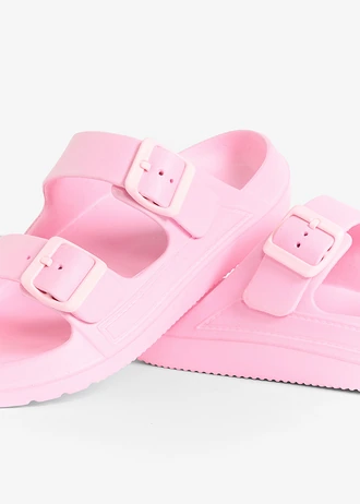 Pantofle z voděodolného materiálu • růžová • bonprix obchod