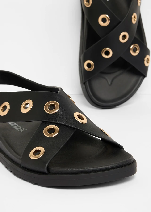 Sandales à œillets • noir • product-page.page-title-suffix