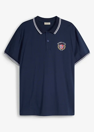 Poloshirt met korte mouwen van puur biologisch katoen