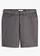 Bermuda extensible regular avec ceinture, Couleur: gris ardoise