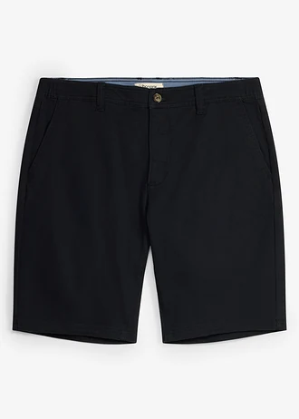 Stretchbermuda met elastische tailleband, regular fit