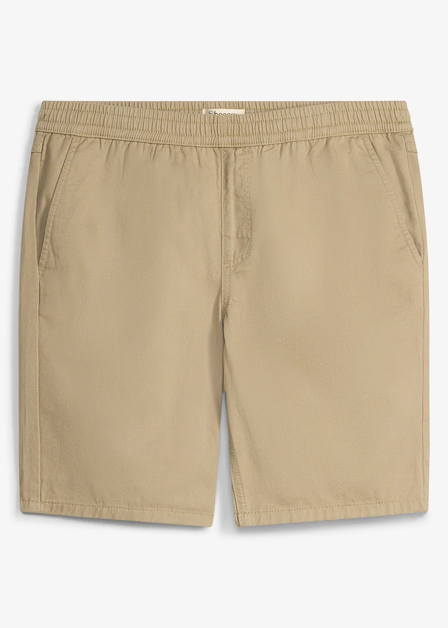 Bermuda van puur katoen, regular fit, Kleur: new kaki