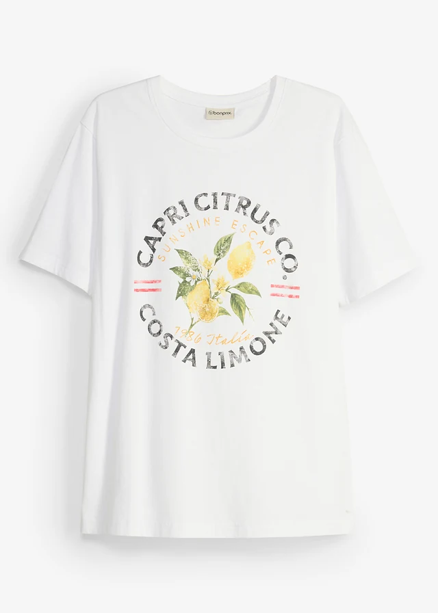 T-shirt 100% coton • blanc imprimé • product-page.page-title-suffix